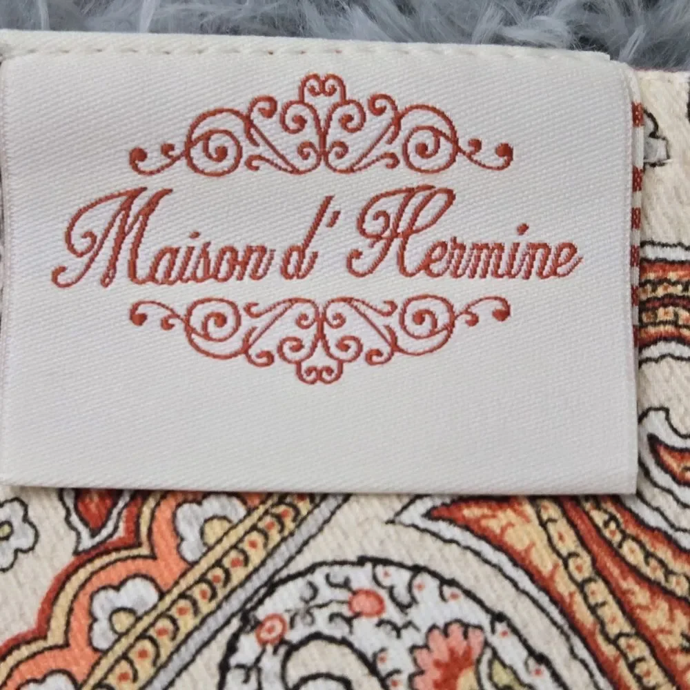 Set Of 4 Maison d' Hermine 18.5x13 Paisley 100%‎ Cotton Dining Table Placements